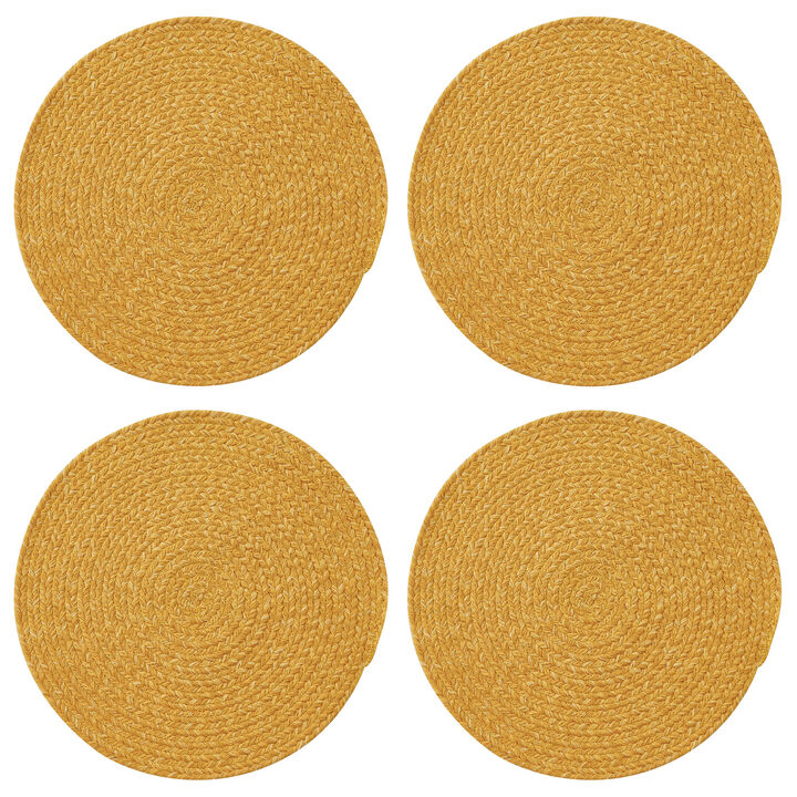 4-Piece Cumin Spice Bin Braided Placemat
