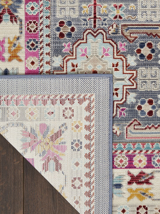 Vintage Kashan VKA05 Gray/Multicolor 8'10" x 11'10" Rug