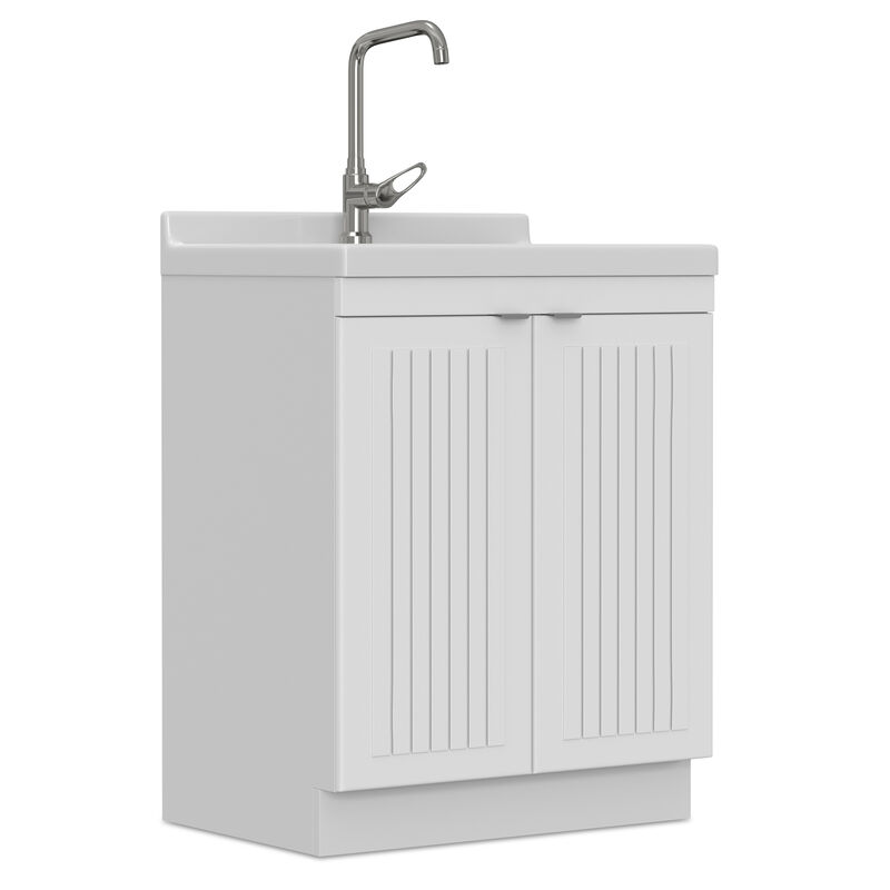 Murphy All-In-One 28-inch Laundry Utility Sink and Cabinet