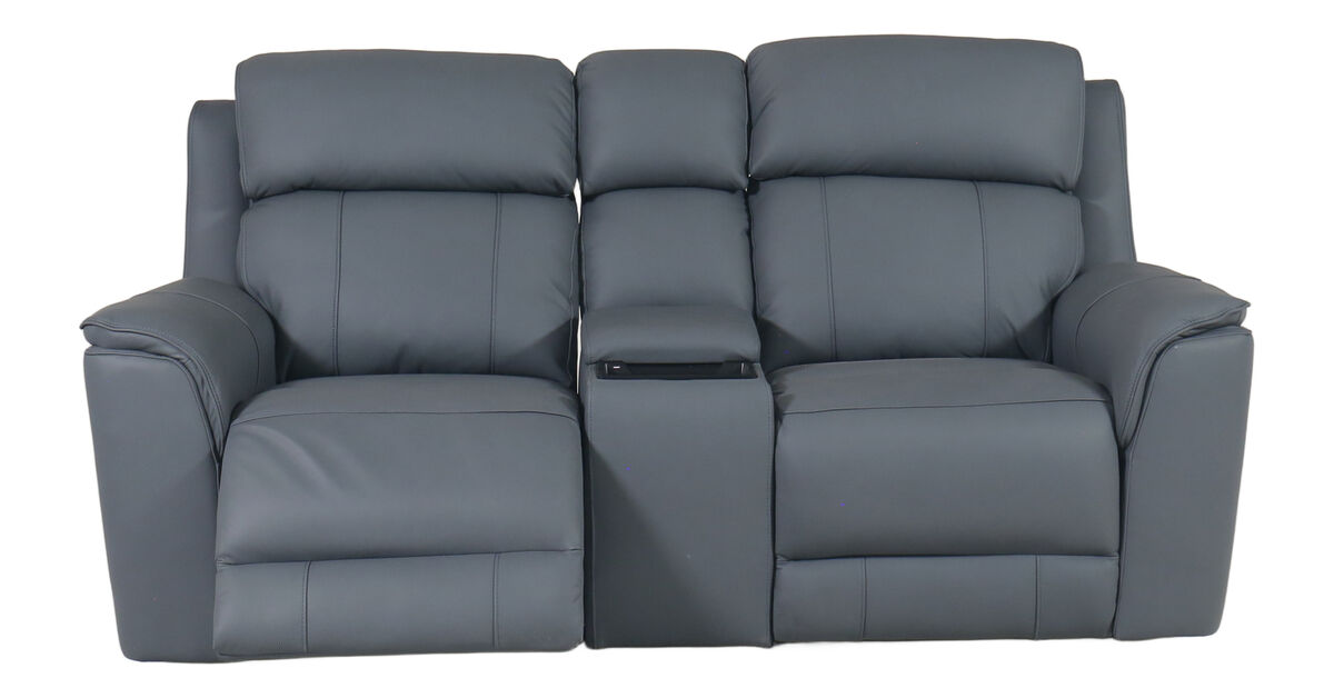 Oslo Power Leather Loveseat
