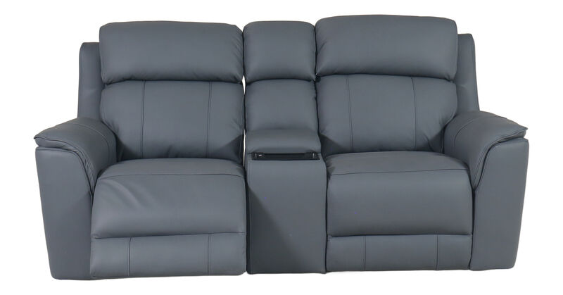 Oslo Power Leather Loveseat image number 1