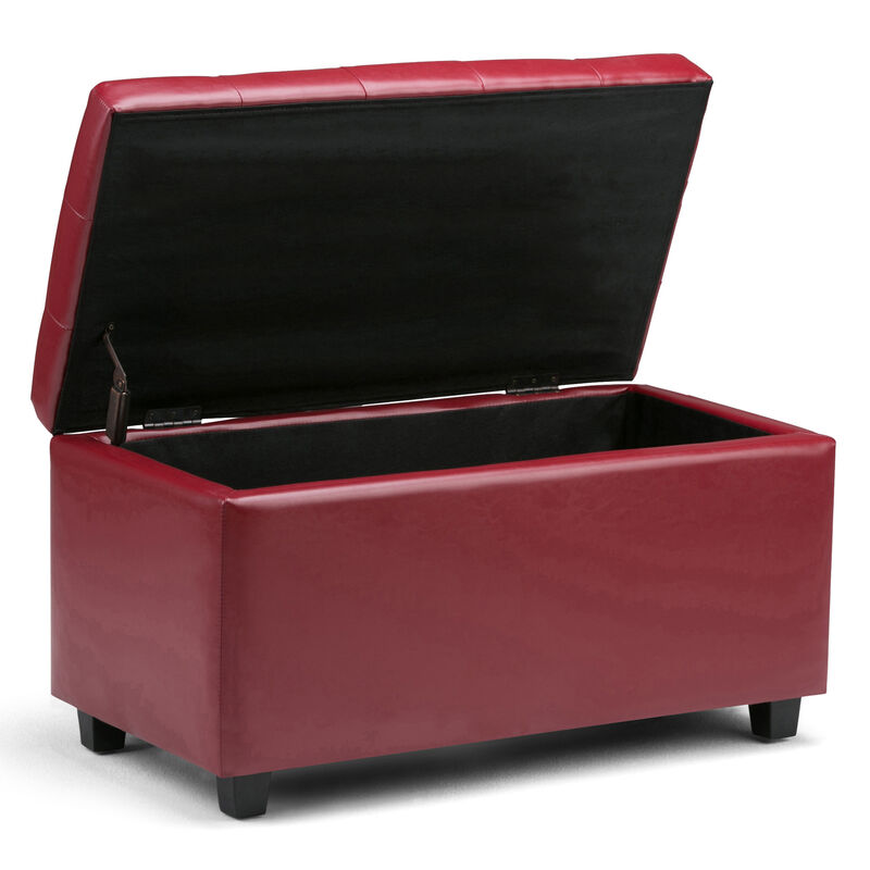 Simpli Home Cosmopolitan Storage Ottoman image number 2