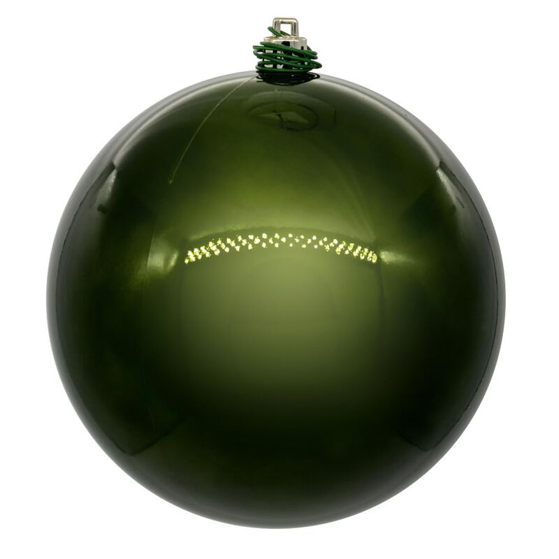 Vickerman Juniper Pearl UV Drilled Ball Ornament 4 per bag. image number 0