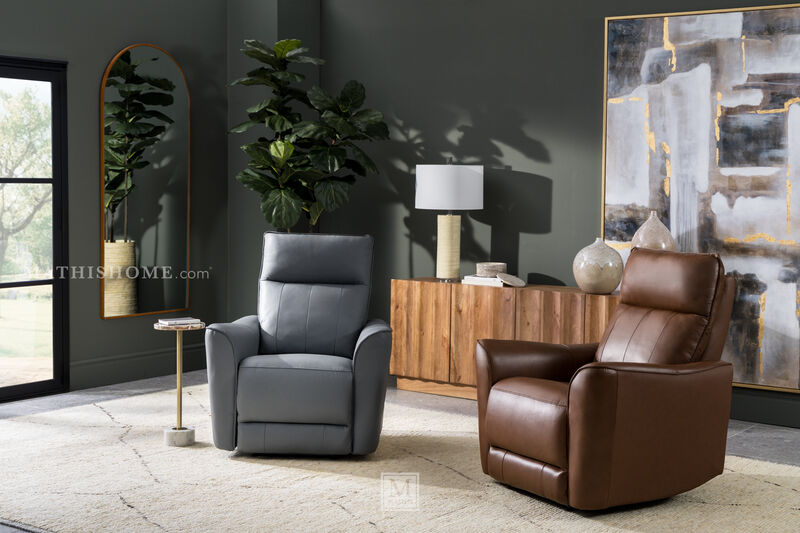 Oslo Zero Gravity Power Recliner in Brown image number 2