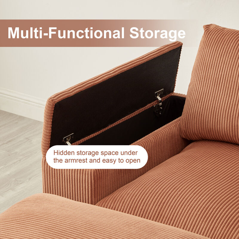 Monind U-Shaped Sectional Sofa image number 6