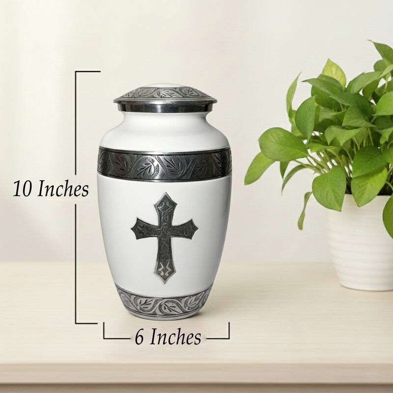 Memorial Urns accents cross image number 4