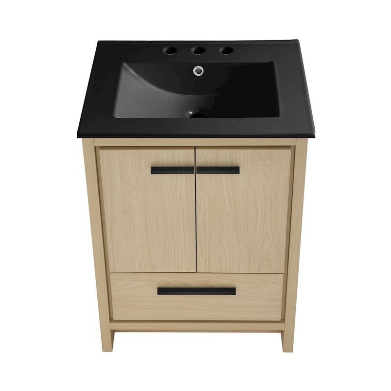 Virage 24 in. Bathroom Vanity with 3-Hole Ceramic Sink Top image number 2