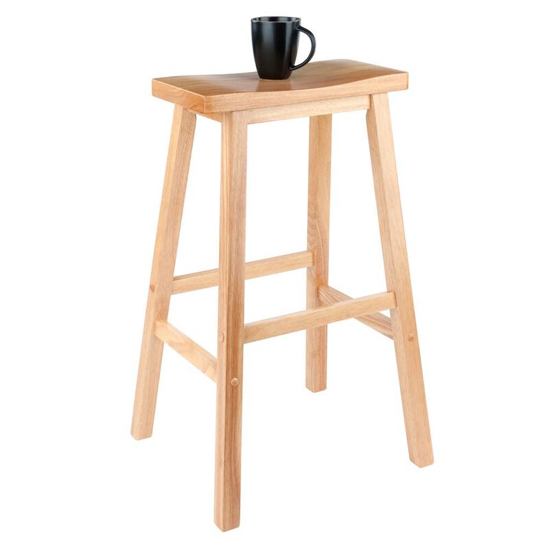 Satori 29" Saddle Seat Bar Stool Beech