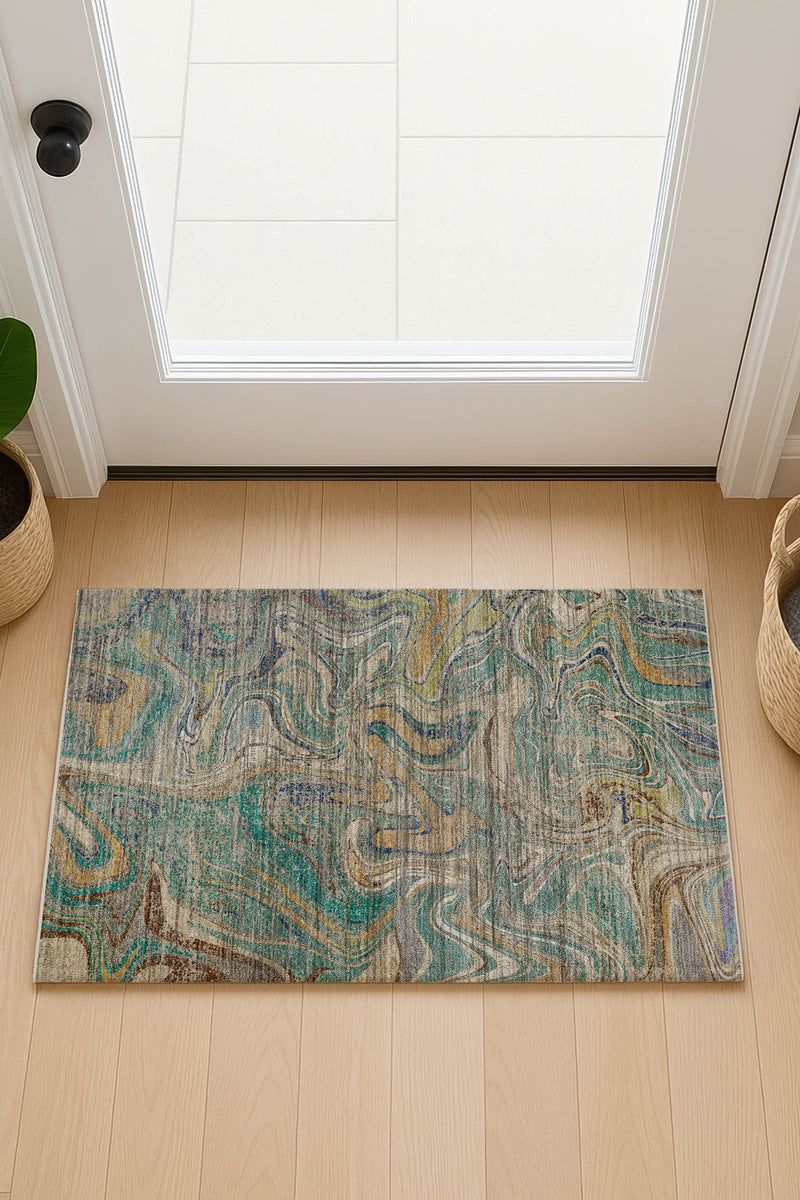 Nexus NX6 Teal 9' x 12' Rug image number 2