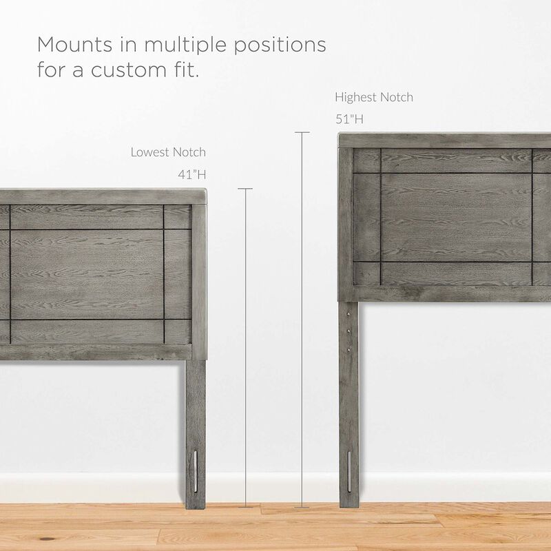 Marlee Wood King Platform Bed With Splayed Legs image number 6