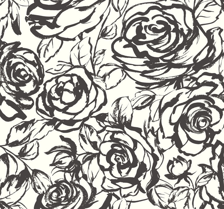 Nelda Black Rose Wallpaper