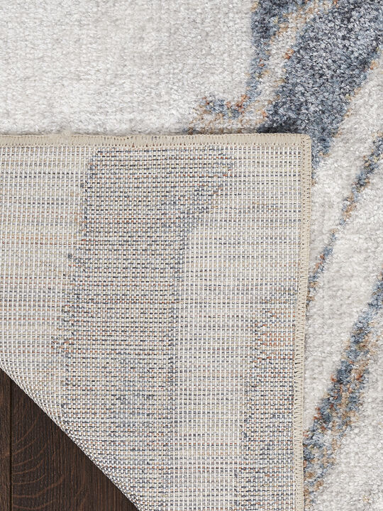 Astra Machine Washable ASW15 Ivory/Blue 7'10" x 10' Rug