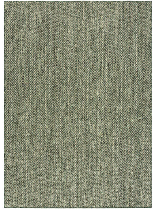 Horizon Indoor/Outdoor HOZ02 Green 6' x 9' Rug