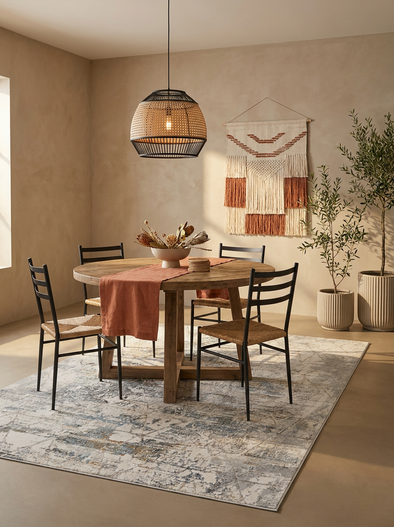 Melo Arya Gray 7'10" x 10' Rug by Label J image number 2