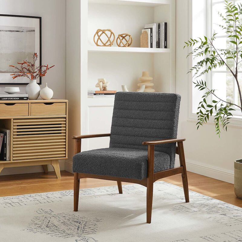 Modway Jensen Boucle Fabric Accent Chair