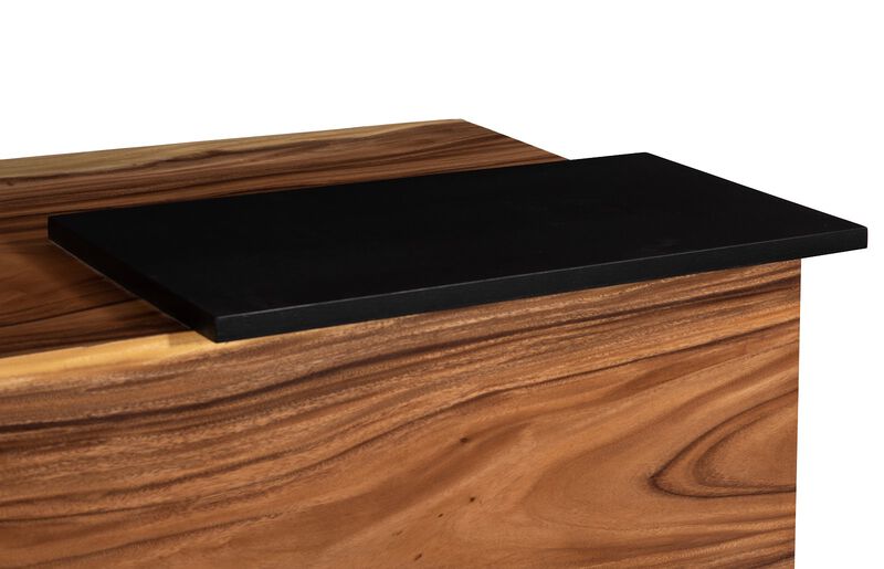 Plateau Coffee Table with Shelf