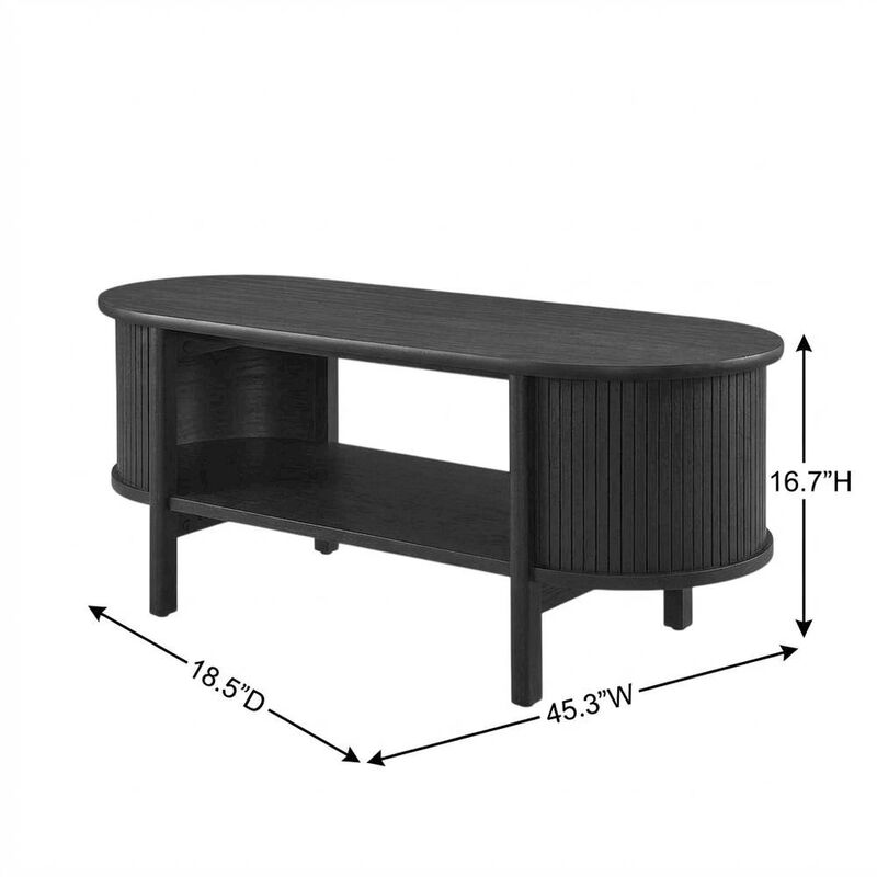 Modern Coffee Table with 35lb Weight and Stylish Base image number 2