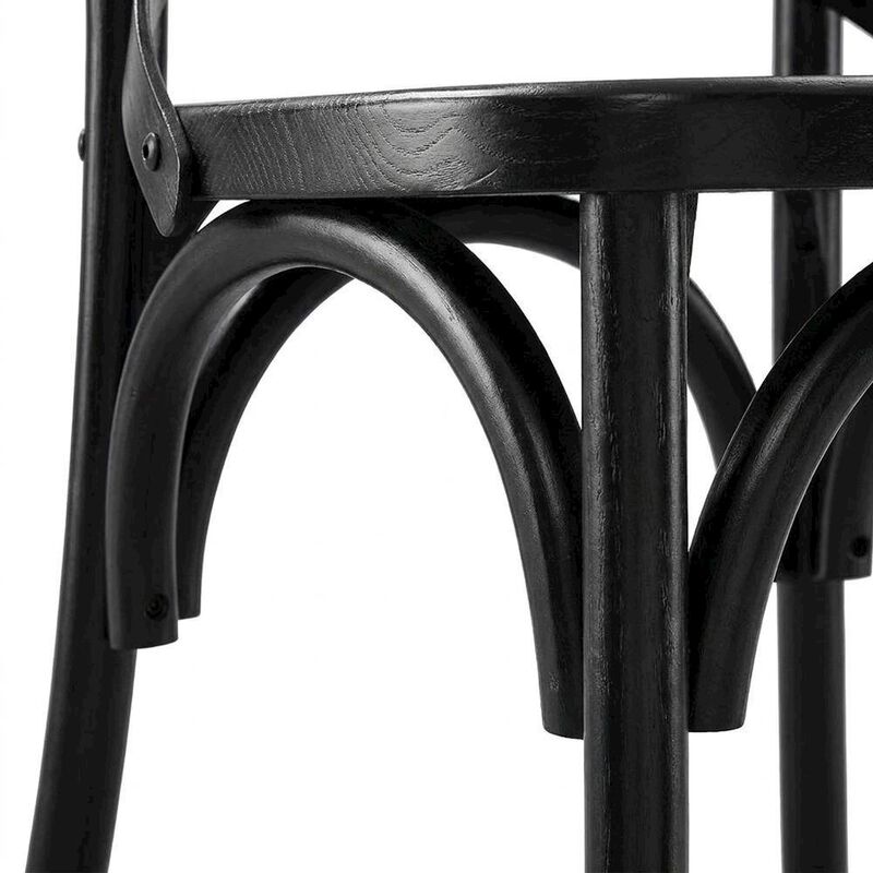 Solid Wood Dining Side Chair with Cushioned Seat for Dining Room, White image number 6