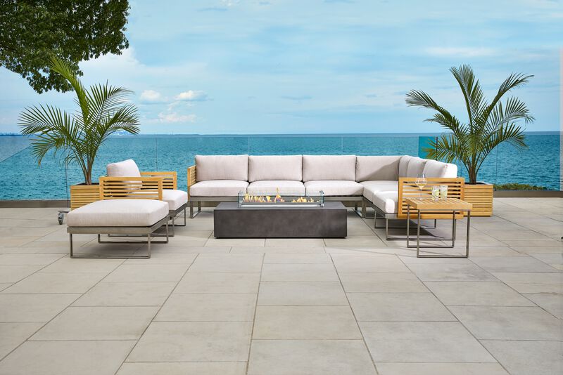 Monterey 4 Seater Outdoor Conversation Set with Coffee Table & Side Table