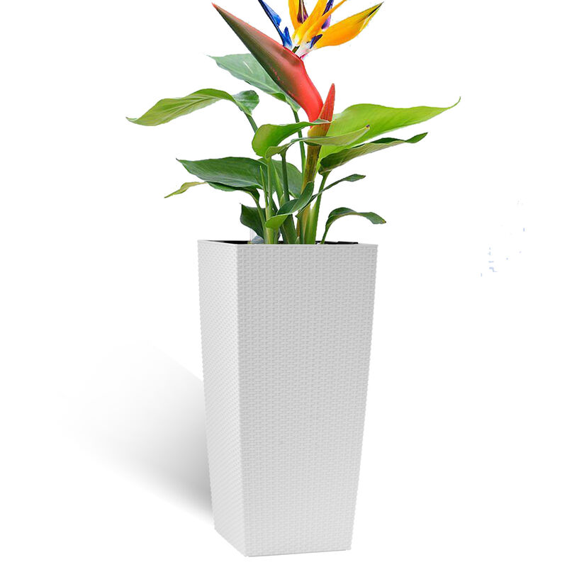 WOW PIONEER 30 Inch Tall Large Self-Watering Planter Pot with Drainage Holes, Inner Trays, Water Level Monitor for Indoor Outdoor Garden Patio Porch Backyard image number 0