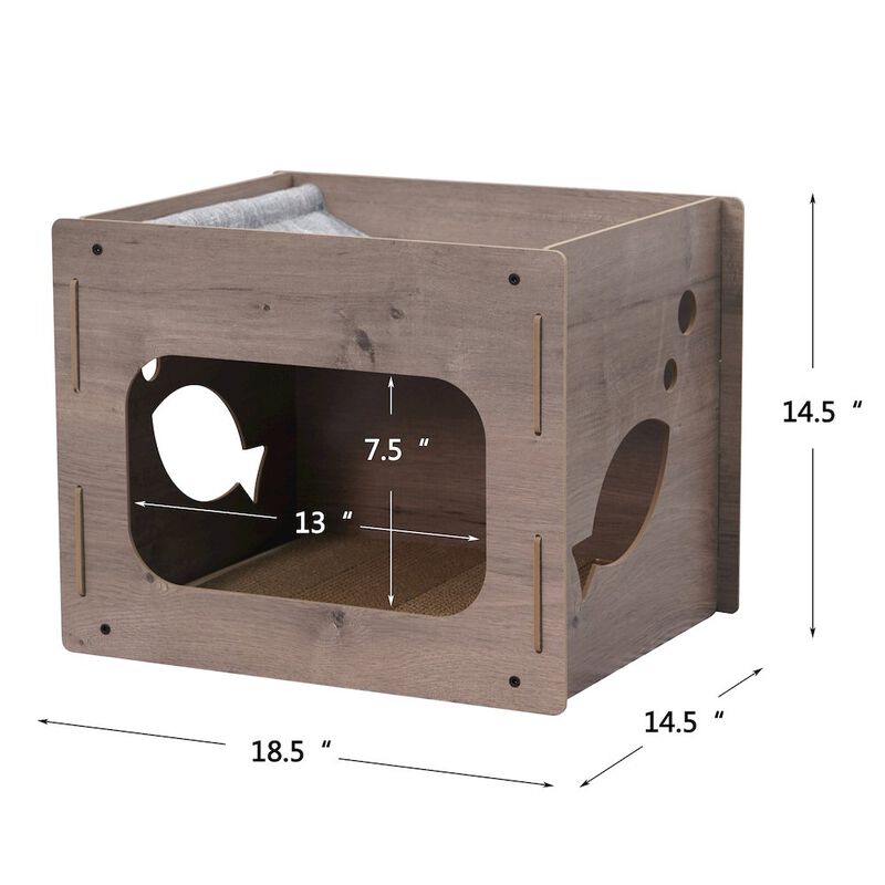 Petpals Jodie Minimalist Cat Playhouse