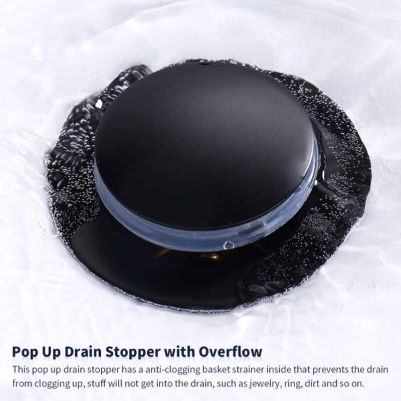 Heavy-Duty 2-Handle Bathroom Faucet, Modern Deck-Mounted Sink Faucet with Drain & Supply Lines