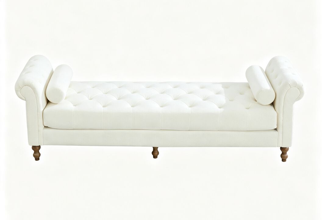 Glonmu Chenille Bench