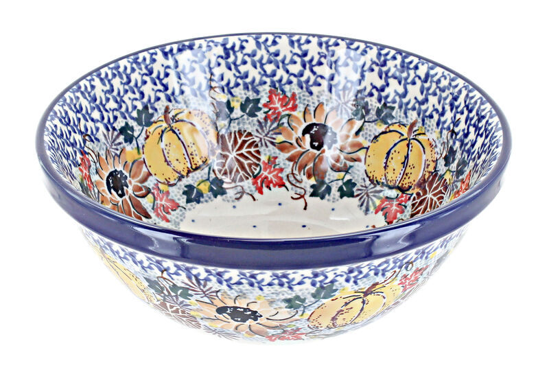 Blue Rose Polish Pottery Alyce Cereal/Soup Bowl