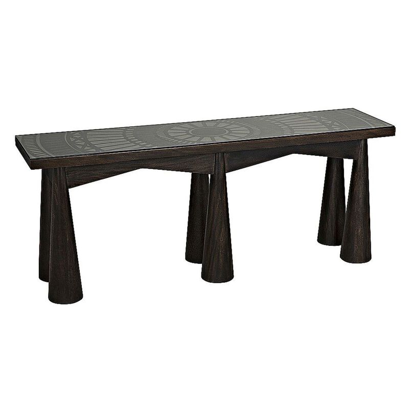 Tutankhamun Console, Ebony Walnut