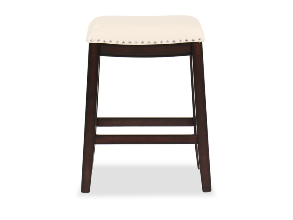 Lemante Nailhead Accented Counter Stool
