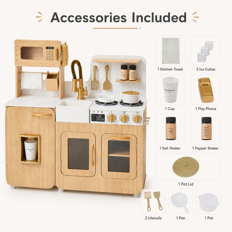 Little Chef Cyprus Play Kitchen with 14-pc. Accessory Set image number 2
