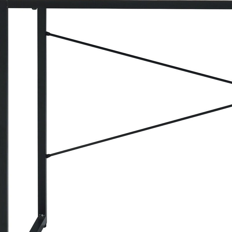 Space-Saving Desk for Home Office, Study, Writing, and Laptop Use