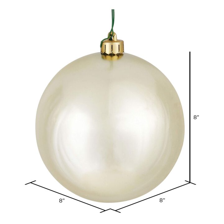 Vickerman Champagne Shiny Ball UV Drilled Cap -