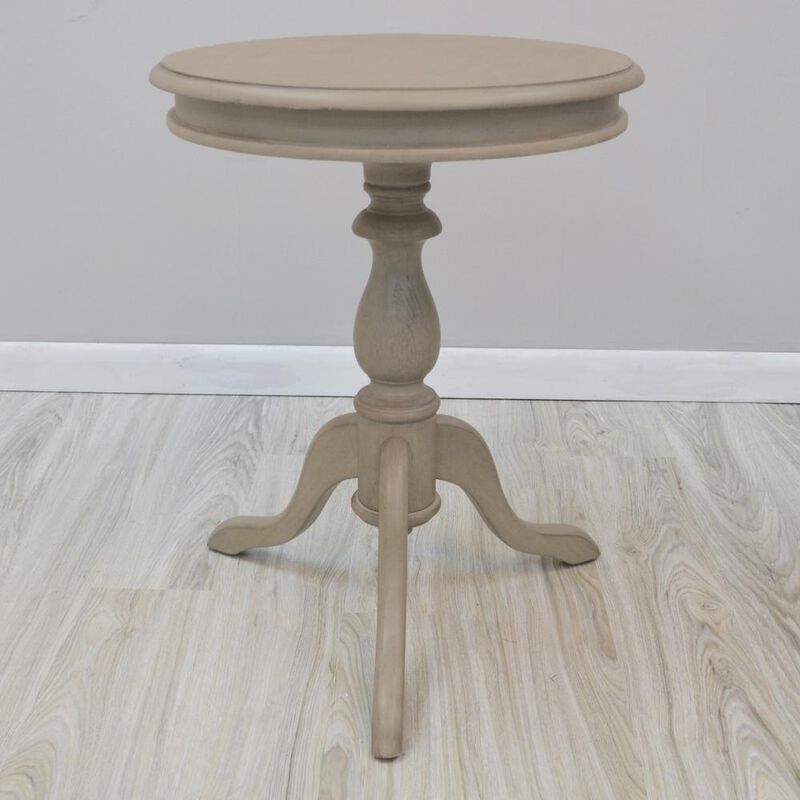 Carolina Living Gilda Side Table - Weathered Gray
