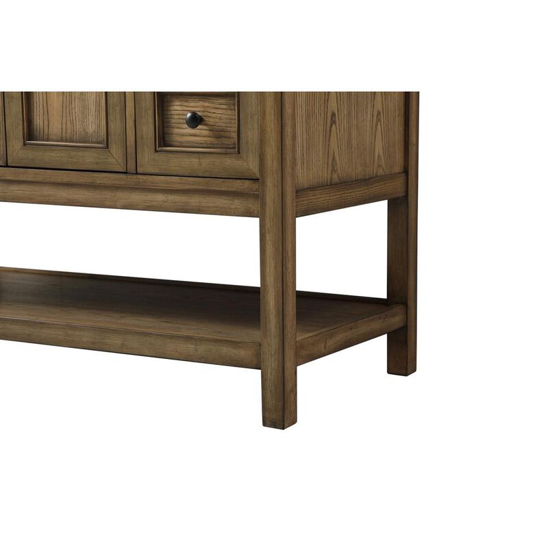 Elegant Kitchen and Bath 48 inch Single bathroom vanity in driftwood