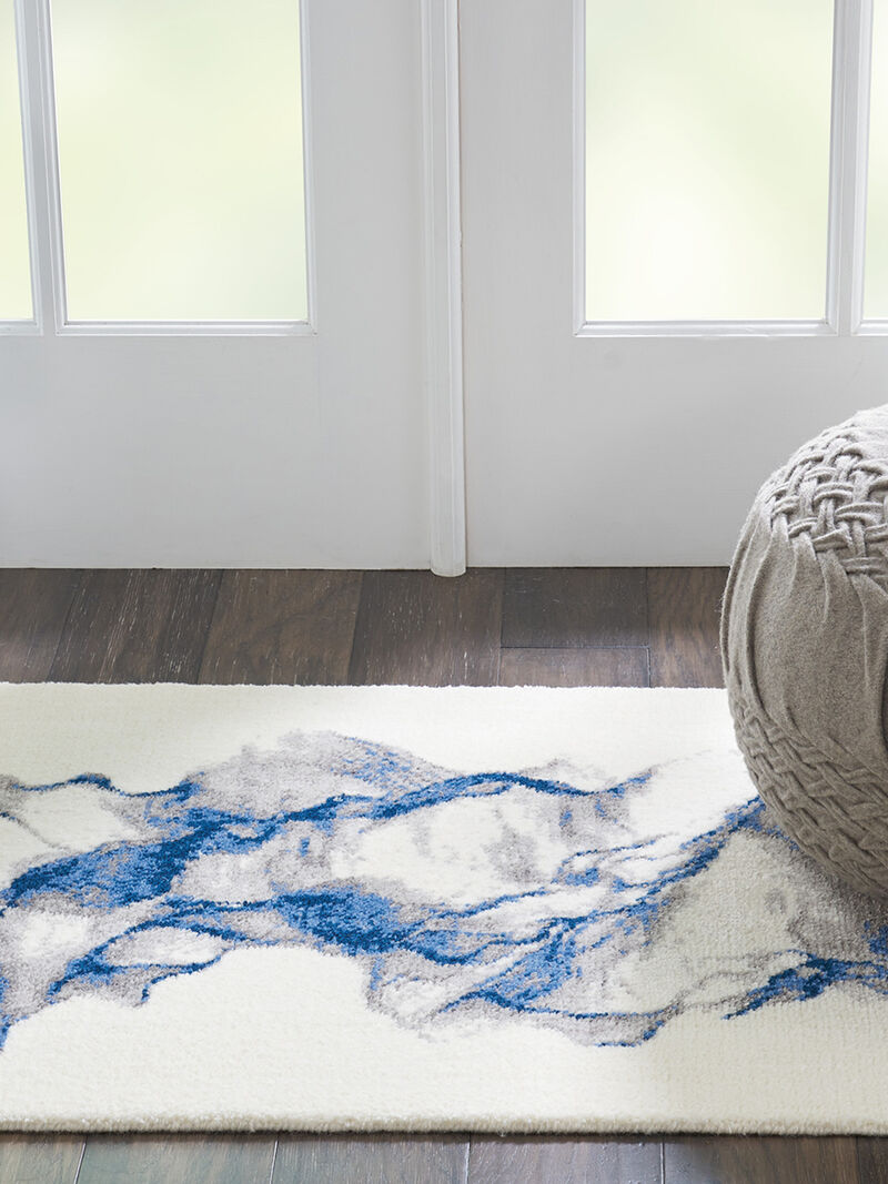 Twilight TWI27 Ivory/Blue 2' x 3' Rug