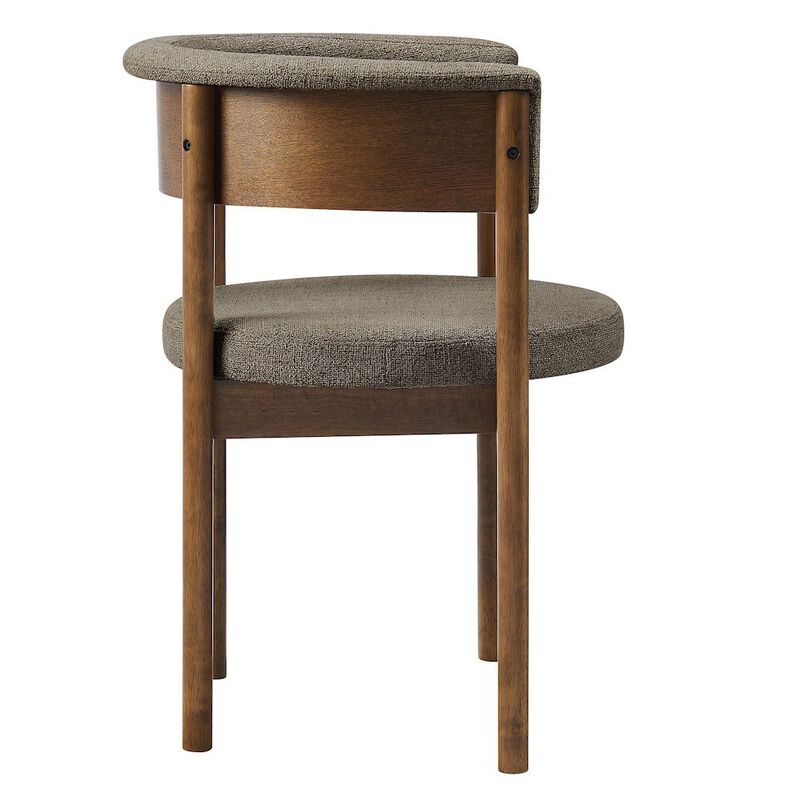 Clea Curved Upholstered Dining Chairs Set Of 2 image number 4
