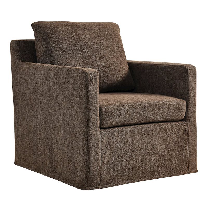 Modway Serene Fabric Slipcovered Swivel Armchair