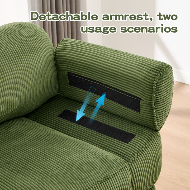 Rongir 2-Seater Sofa with Ottoman image number 7