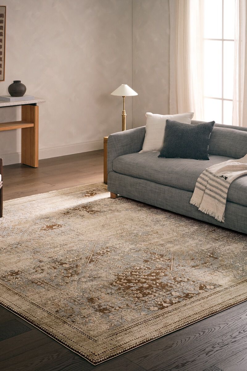 Patterned Silence Caelena Fog 8'6" x 12' Rug image number 2