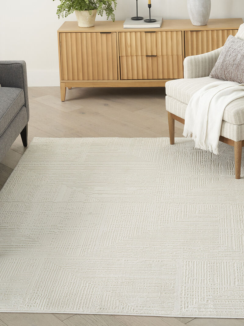 Sustainable Trends SUT07 Ivory 5'3" x 7'3" Rug