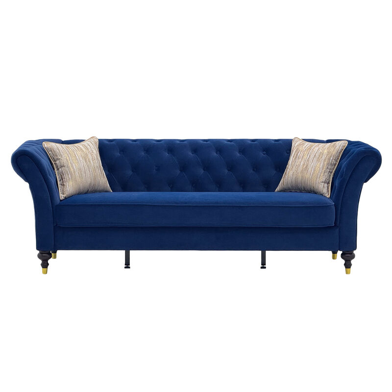 Kalsor Velvet Sofa image number 0