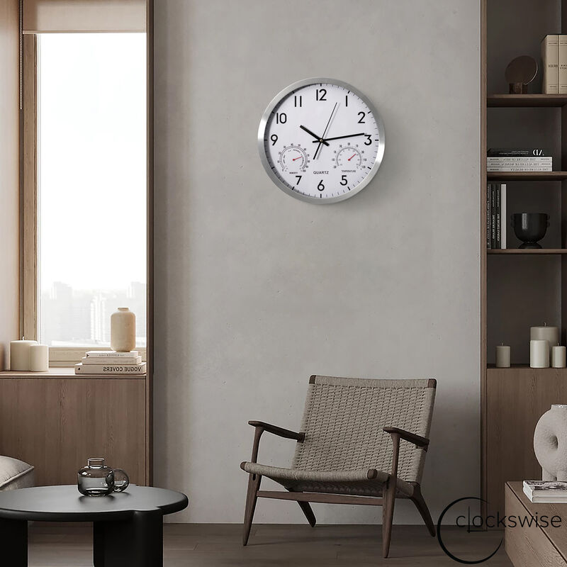 Clockswise 14-inch Non-Ticking Quartz Wall Clock