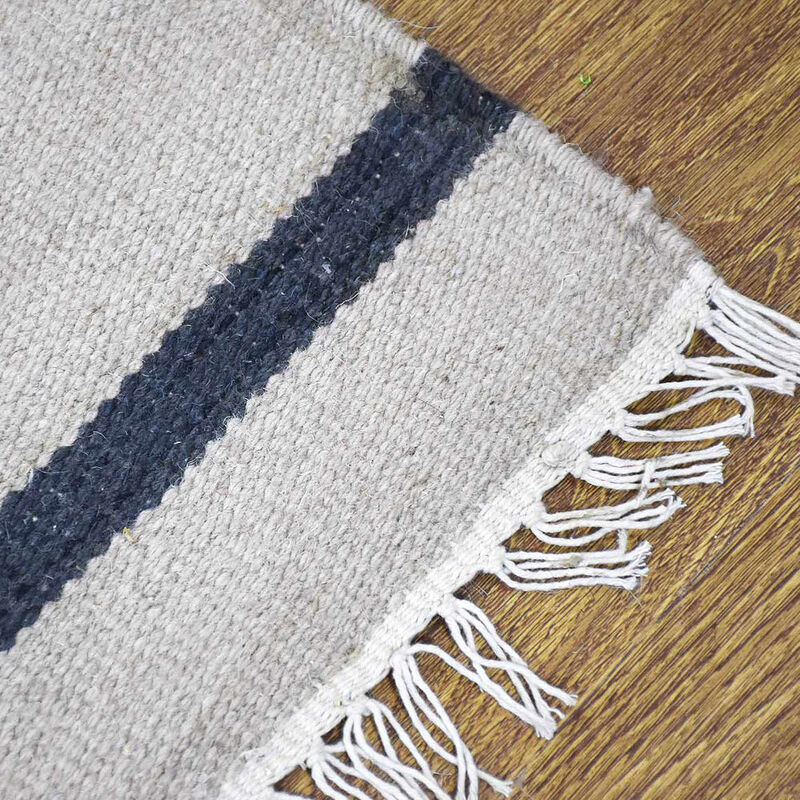 RUGSOTIC CARPETS HAND WOVEN FLAT WEAVE KILIM WOOL ECO-FRIENDLY AREA RUGS  - Rectangle Shape, Contemporary Design, Low Pile Handmade Rugs for Living Room (D00118) image number 5