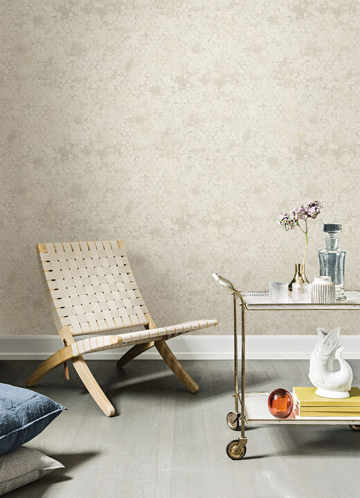 Zilarra Pearl Abstract Snakeskin Wallpaper (Set of 2)