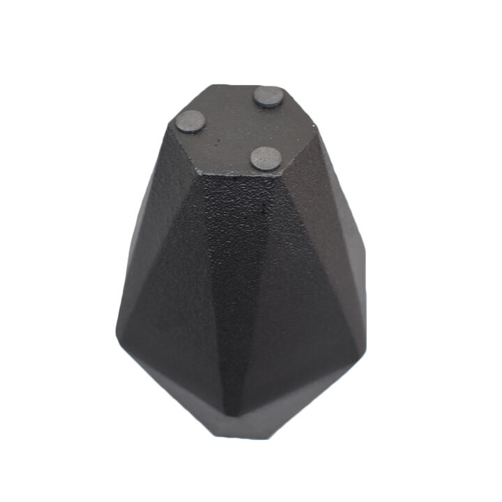 Handmade Aluminium Geometric Black Bud Vase For Indoor & Outdoor Use BBH Homes