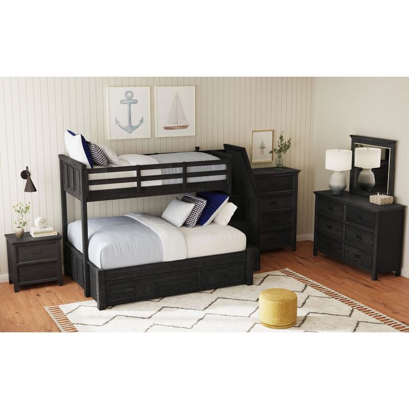 Hampton Charcoal Nightstand image number 4