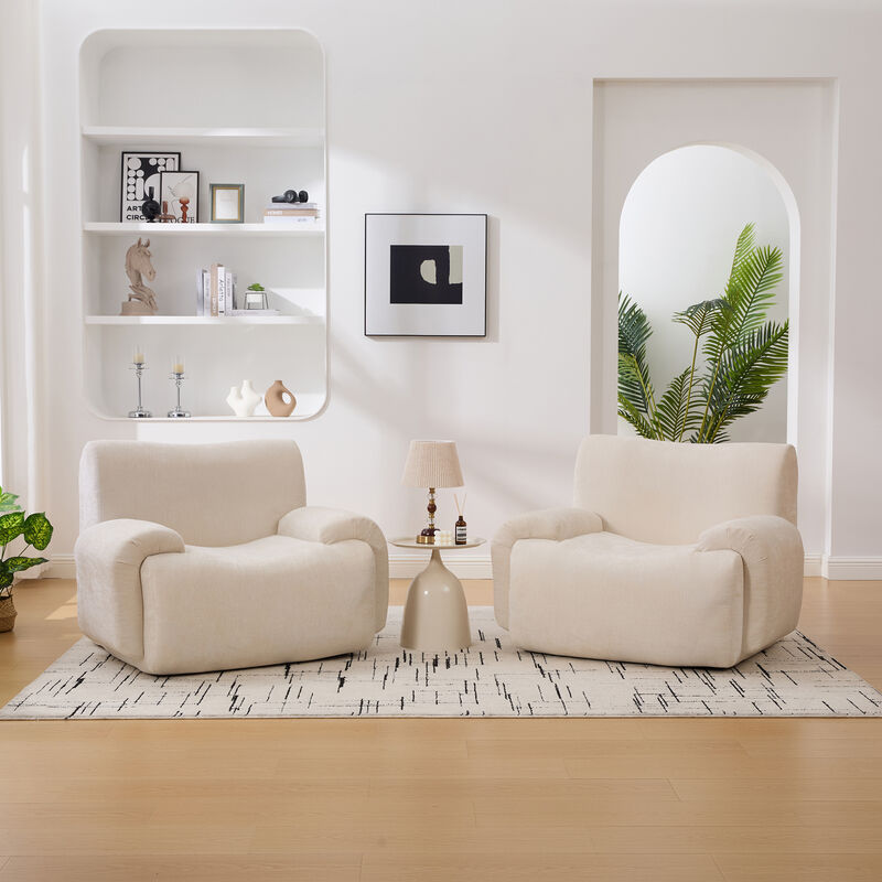 Slukun Chenille Accent Chair image number 8