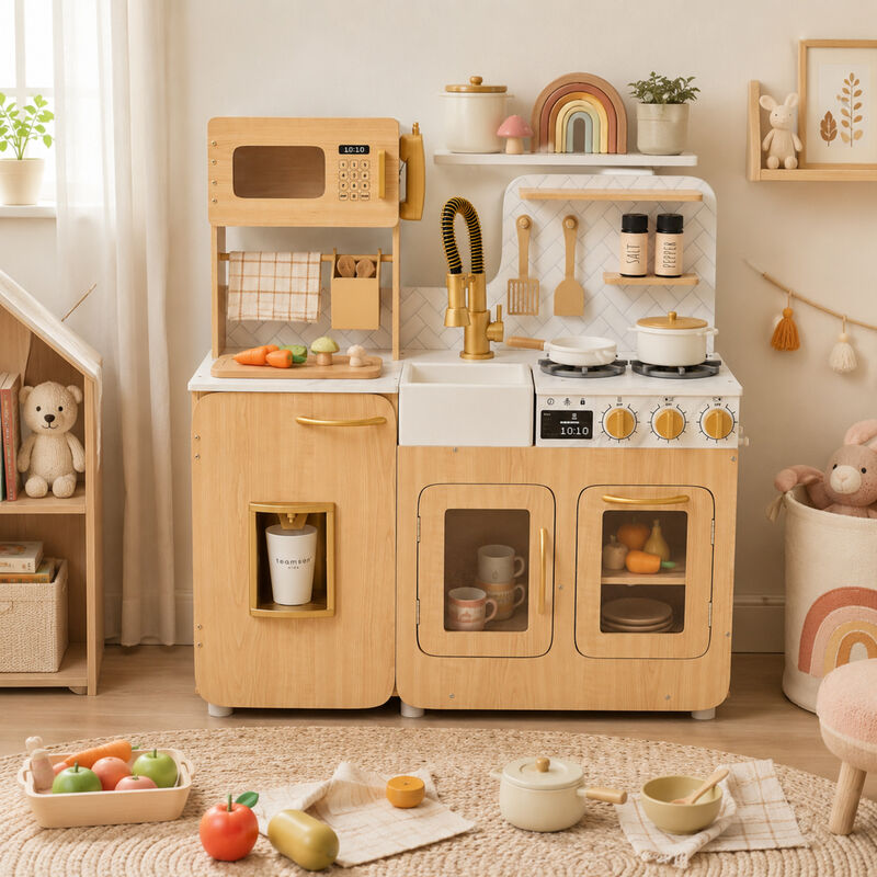 Little Chef Cyprus Play Kitchen with 14-pc. Accessory Set image number 1