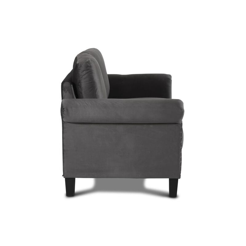 New Classic Furniture Alani Loveseat-Slate Gray